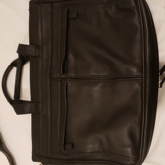 El Portal Black Leather briefcase - Picture 6 of 16